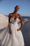 Modern wedding ballgown with corset bodice